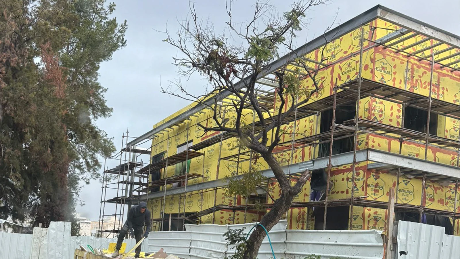 בית פרטי פלדה דקת דופן , טרס בניה מתקדמת פרוייקט מודיעין