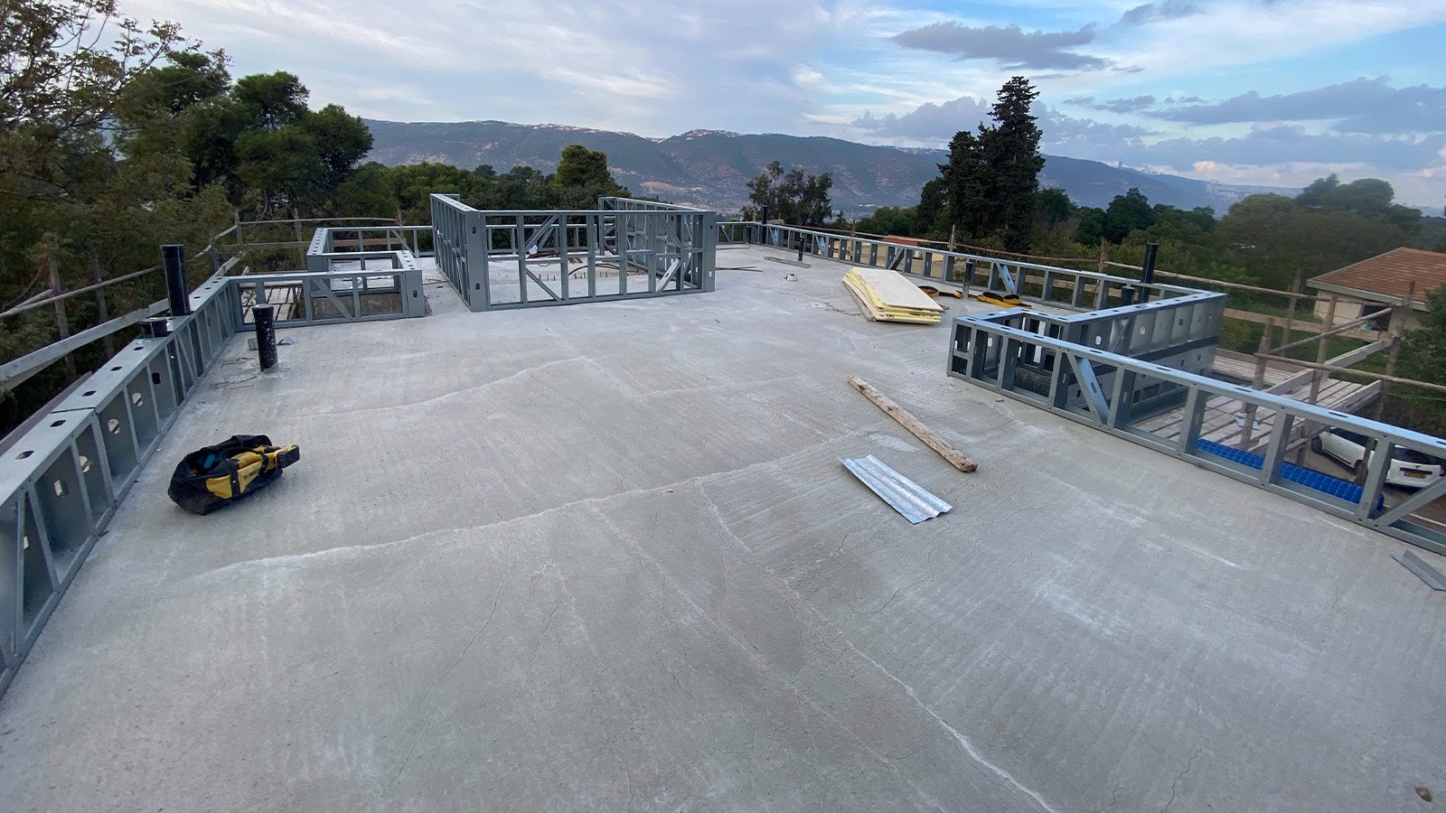 פלדה דקת דופן פרוייקט קריית טבעון